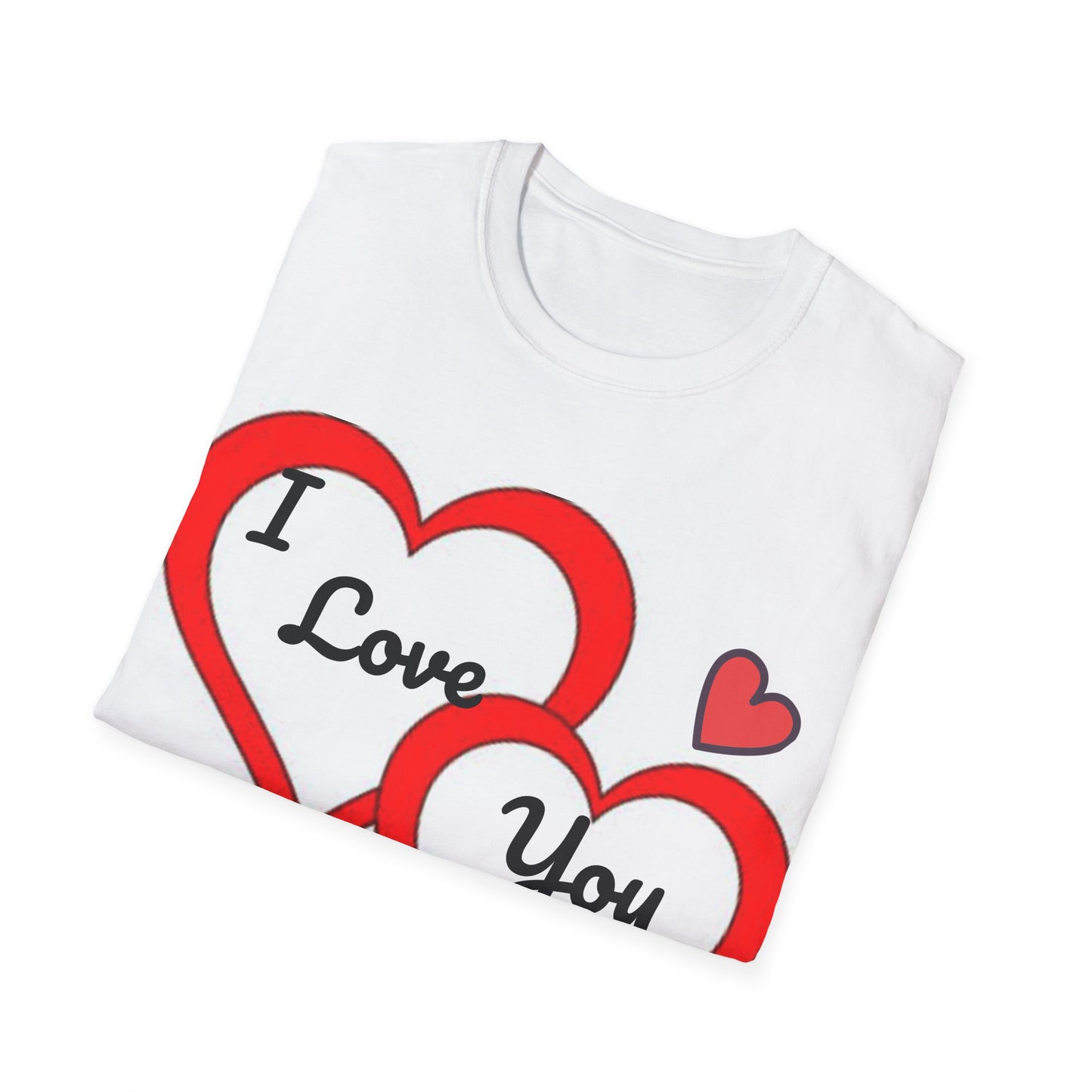 soft material "I Love You" T shirt