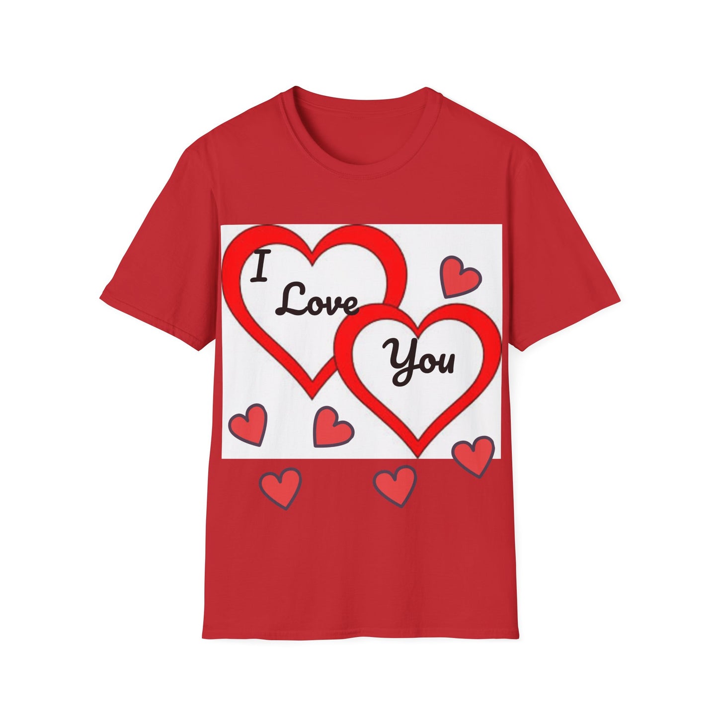 soft material "I Love You" T shirt